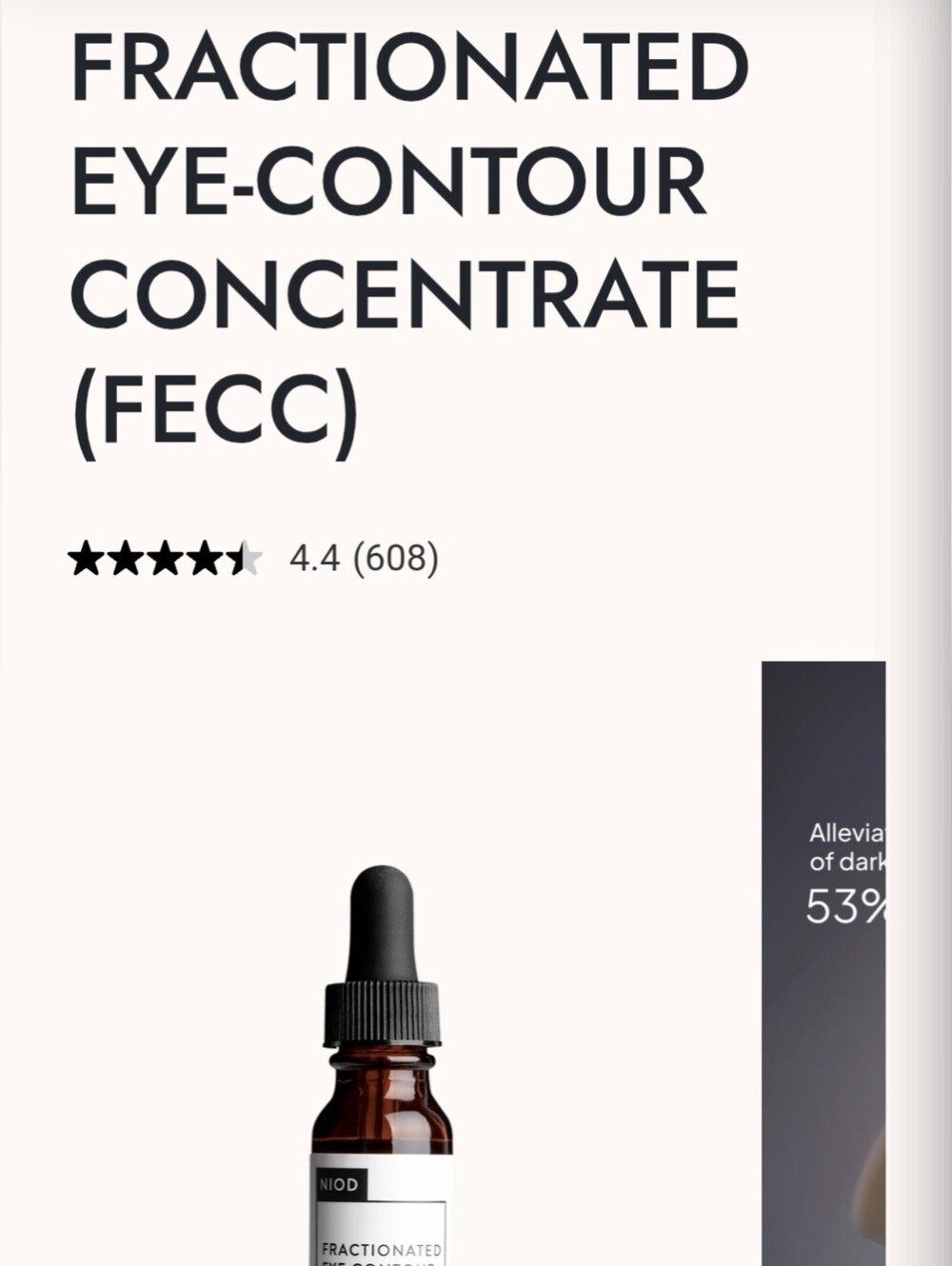 NIOD Fractionated Eye-Contour Concentrate (FECC)